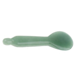 Maxbell 2 Pieces Jade Stone Guasha Board Chinese Gua Sha Scraping Face Massage Tool