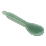 Maxbell 2 Pieces Jade Stone Guasha Board Chinese Gua Sha Scraping Face Massage Tool