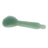 Maxbell 2 Pieces Jade Stone Guasha Board Chinese Gua Sha Scraping Face Massage Tool
