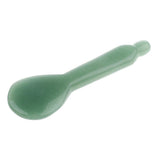 Maxbell 2 Pieces Jade Stone Guasha Board Chinese Gua Sha Scraping Face Massage Tool