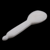 Maxbell 2 Pieces Jade Stone Guasha Board Chinese Gua Sha Scraping Face Massage Tool