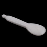 Maxbell 2 Pieces Jade Stone Guasha Board Chinese Gua Sha Scraping Face Massage Tool