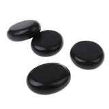 Maxbell Maxbell 4 Pieces Hot Spa Massage Stone Rock Basalt Energy Stone for Body Facial Care