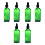 Maxbell Maxbell 6 Pieces Empty Essential Oils Dropper Bottles Liquid Aromatherapy 50ml Green
