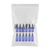 Maxbell Maxbell 12 Pieces Empty Essential Oils Dropper Bottles Aromatherapy for 30ml Blue