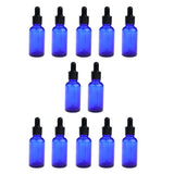 Maxbell Maxbell 12 Pieces Empty Essential Oils Dropper Bottles Aromatherapy for 30ml Blue
