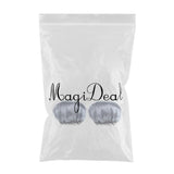 Maxbell Maxbell 2 Pieces Women Reusable Shower Hats Waterproof Bathing Hair Caps Grey