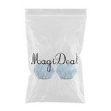 Maxbell Maxbell 2 Pieces Women Reusable Shower Hats Waterproof Bathing Hair Caps Blue