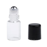 Maxbell Maxbell 20 Pieces Empty Glass Roll On Bottles for Essential Oil Perfume 1ML Clear