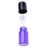 Maxbell Maxbell 20 Pieces Empty Glass Roll On Bottles for Essential Oil Perfume 3ML Purple