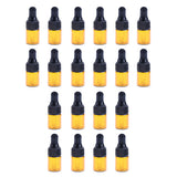 Maxbell Maxbell 20 Pieces Mini Refillable Glass Dropper Bottle for Essential Oils 2ML