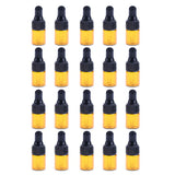 Maxbell Maxbell 20 Pieces Mini Refillable Glass Dropper Bottle for Essential Oils 3ML