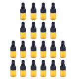 Maxbell 60 Pieces Mini Refillable Glass Dropper Bottle for Essential Oils 3ML