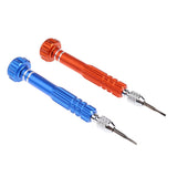 Maxbell Maxbell 2 Pieces Mini Precision Metal Head Eyeglass Screwdriver Spectacle Repair Kit