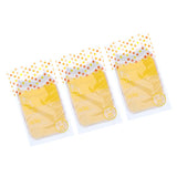 Maxbell Maxbell 3 Pieces Bath Glove Shower Towel Mitt Back Body Scrub Exfoliating  Yellow