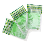 Maxbell Maxbell 3 Pieces Bath Glove Shower Towel Mitt Back Body Scrub Exfoliating  Green