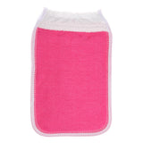 Maxbell Maxbell 3 Pieces Bath Glove Shower Towel Mitt Back Body Scrub Exfoliating  Pink