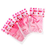 Maxbell Maxbell 3 Pieces Bath Glove Shower Towel Mitt Back Body Scrub Exfoliating  Pink