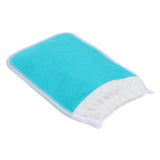 Maxbell Maxbell 3 Pieces Bath Glove Shower Towel Mitt Back Body Scrub Exfoliating  Blue