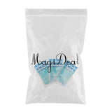 Maxbell Maxbell 3 Pieces Bath Glove Shower Towel Mitt Back Body Scrub Exfoliating  Blue