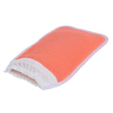 Maxbell Maxbell 3 Pieces Bath Glove Shower Towel Mitt Back Body Scrub Exfoliating  Orange