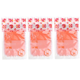 Maxbell Maxbell 3 Pieces Bath Glove Shower Towel Mitt Back Body Scrub Exfoliating  Orange