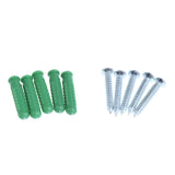 Maxbell Maxbell Aluminum Towel Rack Rail Shelf with Hooks Holder Bar Wall Mounted Single Bar