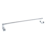 Maxbell Maxbell Aluminum Towel Rack Rail Shelf with Hooks Holder Bar Wall Mounted Single Bar