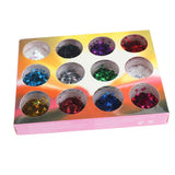 Maxbell Maxbell Nail Art Decoration Sticker Nail Glitter Sequins Design 3D DIY Tip Charms  1