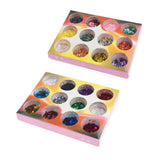 Maxbell Maxbell Nail Art Decoration Sticker Nail Glitter Sequins Design 3D DIY Tip Charms  1