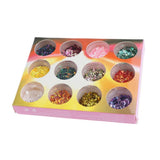 Maxbell Maxbell Nail Art Decoration Sticker Nail Glitter Sequins Design 3D DIY Tip Charms  2
