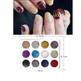 Maxbell Maxbell Fashion Pattern Full Cover DIY Foil Nail Art Sticker 3D Nail Stickers Tools
