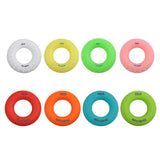 Maxbell Maxbell Finger Gripper Strengthener Hand Grip Exerciser Ring 60LB White