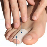 Maxbell 20 Pairs Silicone Toe Sleeves Tube Caps Cushions Protectors Feet Care S/L