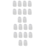 Maxbell 20 Pairs Silicone Toe Sleeves Tube Caps Cushions Protectors Feet Care S/L