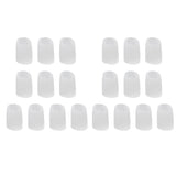 Maxbell 20 Pairs Silicone Toe Sleeves Tube Caps Cushions Protectors Feet Care S/L
