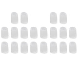 Maxbell 20 Pairs Silicone Toe Sleeves Tube Caps Cushions Protectors Feet Care S/L