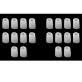 Maxbell 20 Pairs Silicone Toe Sleeves Tube Caps Cushions Protectors Feet Care S/L