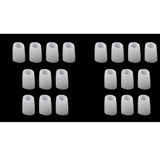 Maxbell 20 Pairs Silicone Toe Sleeves Tube Caps Cushions Protectors Feet Care S/L