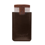 Maxbell Maxbell BlueZoo Sandalwood Double Sided Beard Comb Mustache Care with Case Brown
