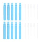 Maxbell Maxbell 10 Piece 30ML Perfume Spray Bottle Refillable Atomizer with 10 Sucker  Blue