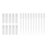 Maxbell Maxbell 10 Pieces Clear Empty Refillable Perfume Roll On Bottles with Pipettes 5ml