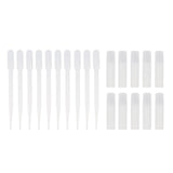 Maxbell Maxbell 10 Pieces Clear Empty Refillable Perfume Roll On Bottles with Pipettes 5ml