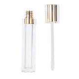 Maxbell Maxbell 3 Pieces 8ml Refillable Lip Gloss Bottle Perfume Container +3 Funnel Gold