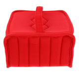 Maxbell Maxbell Velvet Essential Oil Carrying Case Storage Bag Holder 36 Slots Red