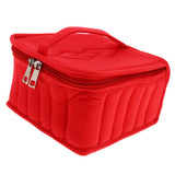 Maxbell Maxbell Velvet Essential Oil Carrying Case Storage Bag Holder 36 Slots Red