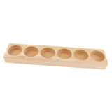 Maxbell 2 Pieces Wood Essential Oil Displaying Storage Rack Holders for 15ml Bottles