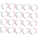 Maxbell Maxbell 20 Pieces Universal Protective Collars Ring for 14 oz Wax Heater Pot Warmer