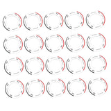 Maxbell Maxbell 20 Pieces Universal Protective Collars Ring for 14 oz Wax Heater Pot Warmer