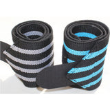 Maxbell Maxbell Fitness Weightlifting Wrist Wrap Weight Lifting Support Brace Strap Blue